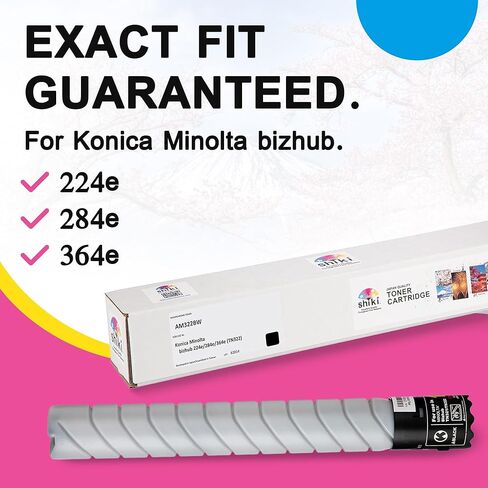 خرطوشة الحبر المتوافقة مع Shiki لـ Konica Minolta Bizhub 224e/284e/364e (TN322/A33K030) 24000 صفحة (أحادية اللون) in Kuwait