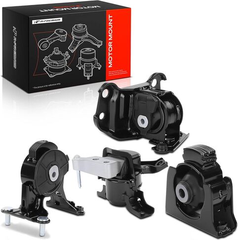 A-Premium 4PCS Engine Motor Mount and Transmission Mount Set Compatible with Hyundai Sonata 2002 2003 2004 2005 L4 2.4L, FWD Automatic Transmission, Replace# 123720V070, 123610V011 in Saudi Arabia