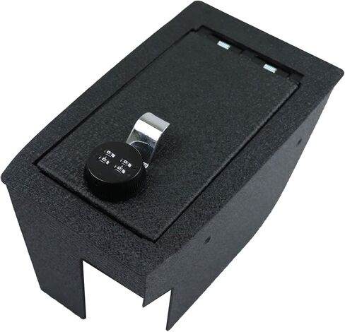 Center Console Safe Vault-Keren Console Gun Safe Box متوافق مع Ford Escape 2020-2025 ، لفورد برونكو سبورت 2021-2024. قفل مجموعة 4 أرقام مع المفتاح in Saudi Arabia