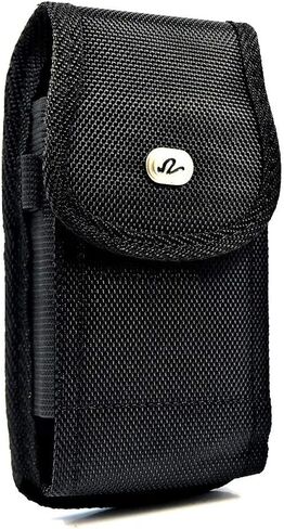Horizontal Holster for Flip Phone, Smartphone or Device Up to 4.375x2.30x0.90 Inch in Dimensions, a Leather Carrying Case with Belt Clip and Belt Loops in Saudi Arabia
