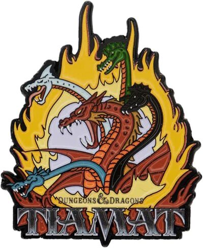 Dungeons & Dragons: The Cartoon 40th Anniversary Tiamat Pin Badge in Saudi Arabia