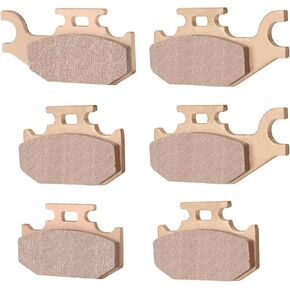 Sintered Brake Pads Kit Front & Rear Compatible with Can-Am Outlander 330 400 650 800 Max/Renegade 500 800, Replaces 705600350 705600349 705600398 in Saudi Arabia