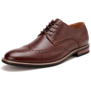 Mofri Men's Dress Shoes Size 13 Formal Wingtip Oxford Navy Dress Shoes for Men Suede in Saudi Arabia