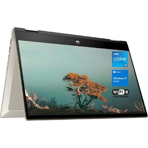 كمبيوتر محمول HP Pavilion x360 2 في 1، شاشة لمس 14 بوصة FHD، Intel Core i5-1235U، ذاكرة الوصول العشوائي 16 جيجابايت، 1 تيرابايت SSD، كاميرا ويب، HDMI، قارئ FP، Wi-Fi 6، قلم ستايلس، Windows 11 Home in Kuwait
