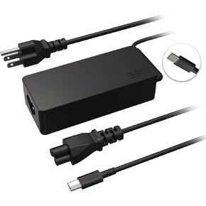 شاحن كمبيوتر محمول USB C عالمي 45 وات 65 وات - شاحن Chromebook لجهاز Dell Chromebook 3100، Latitude 5420 5520 7420 5530 5430 7330 7430، XPS، Lenovo HP Acer Asus Samsung MacBook Type C محول طاقة الكمبيوتر in Kuwait