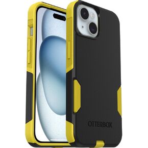 OtterBox iPhone 15, iPhone 14, and iPhone 13 Commuter Series Case - BLACK, slim & tough, pocket-friendly, with port protection (ships in polybag) in Kuwait