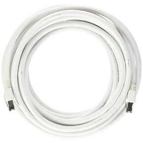 Nippon Labs Cat8 RJ45 0.5FT Ethernet Patch Internet Network LAN Cable، داخلي/خارجي، 24AWG محمي بأحدث 40 جيجابت في الثانية 2000 ميجاهرتز، مقاوم للطقس S/FTP لجهاز التوجيه، PS4، PS5، Xbox، PoE، Switch، Modem (أبيض) in Kuwait