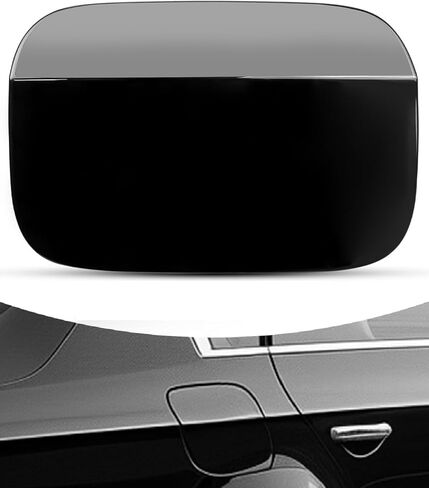 Fuel Gas Tank Door Cover Fuel Filler Door Cap Fit for VW Volkswagen Passat 2012 2013 2014 2015 2016 2017 2018, Replace 561809857 Black in Saudi Arabia
