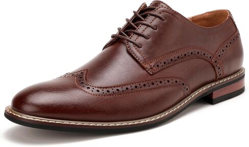 Men's Blue Dress Shoes, Formal Dress Shoes for Men Wingtip Size 9.5 in Saudi Arabia