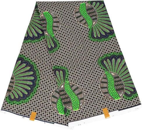 HollandaisWax African Fabric Ankara Print Polyester Material Kente Cloth Textile for DIY Sewing Dress 6625 in Saudi Arabia