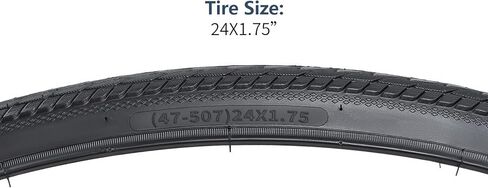 إطارات دراجة YUNSCM مقاس 24 بوصة مقاس 24 × 1.95/54-507 60TPI و24 بوصة صمام شريدر للدراجة متوافق مع إطارات الدراجة الجبلية 24x1.75 24x1.95 24x2.0 24x2.1 24x2.125 24x2.20 24x2.25 إطارات وأنابيب الدراجات ( ص-1136) in Saudi Arabia