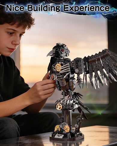 مجموعات لبنة Bat Halloween Bat للبالغين ، متوافقة مع Lego ، 839pcs Bat Model Toy Home and Office Decor in Saudi Arabia