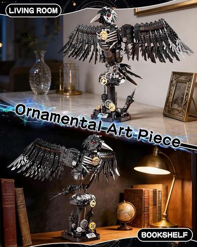 مجموعات لبنة Bat Halloween Bat للبالغين ، متوافقة مع Lego ، 839pcs Bat Model Toy Home and Office Decor in Saudi Arabia
