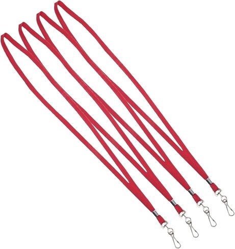 Advantus 36 بوصة الحبل Deluxe Neck Lanyard لبطاقات الهوية/الشارات ، نمط J-Hook ، Black ، صندوق 24 (75424) in Saudi Arabia