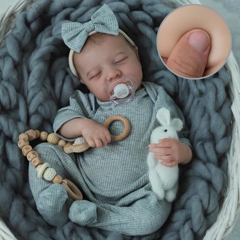 SCOM Realistic Reborn Baby Dolls Girl-20 Inch Real Life Baby，Toddler Doll Vinyl, Newborn Lifelike Weighted Doll for Ages 3+ Gift in Saudi Arabia