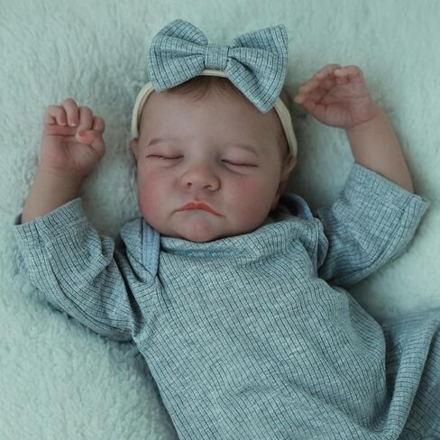 SCOM Realistic Reborn Baby Dolls Girl-20 Inch Real Life Baby，Toddler Doll Vinyl, Newborn Lifelike Weighted Doll for Ages 3+ Gift in Saudi Arabia
