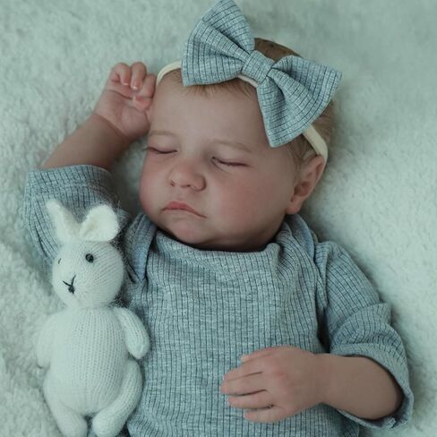 SCOM Realistic Reborn Baby Dolls Girl-20 Inch Real Life Baby，Toddler Doll Vinyl, Newborn Lifelike Weighted Doll for Ages 3+ Gift in Saudi Arabia