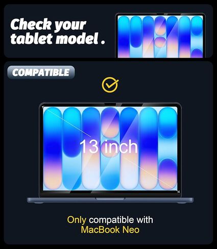 Orzero (عبوة من قطعتين) واقي شاشة من الزجاج المقوى متوافق مع iPad Pro 13 بوصة 2024 (الجيل السابع، M4)، مصمم لقلم Face ID الصديق لأقلام الرصاص 9 صلابة عالية الوضوح ومضادة للخدش وخالية من الفقاعات in Kuwait