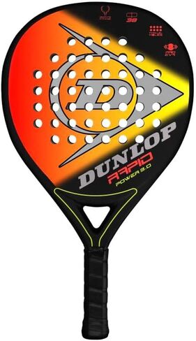 Dunlop Sports Rapid Power 3.0 Padel Racket, Black/Orange/Yellow in Saudi Arabia