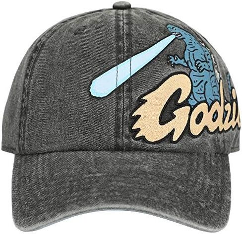 Godzilla Embroidered Pigment Dyed Dad Hat in Saudi Arabia