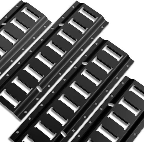 Trekassy 8ft E Track Tie-Down Rail Kit ، 4 حزمة 8 'قضبان etrack مع إكسسوارات e-track 16pcs بما في ذلك 8 مرساة من الصلب O و 8 حبل التعادل لسرير الشاحنة ، والمقطورات in Saudi Arabia