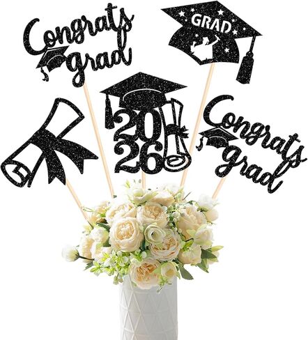 16 Pack Graduation Centerpieces 2024 Double Sided Glitter So Proud of You 2024 Graduation Party Decorations Table Toppers for Graduation Decorations Class of 2024 Party Decorations Rose Gold in Saudi Arabia