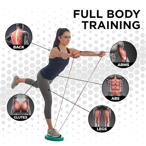 THERABAND Elastic Resistance Bands and Tubing Overdoor Accessories Kit, with Assist Strap, Soft Grip Handles, and Door Anchor for Overhead Shoulder Rehab, At-Home Physical Therapy, Upper Body Exercise in Saudi Arabia
