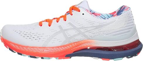 ASICS Men's Gel-Kayano 28 Running Shoes, 9, White/Tuna Blue in Kuwait