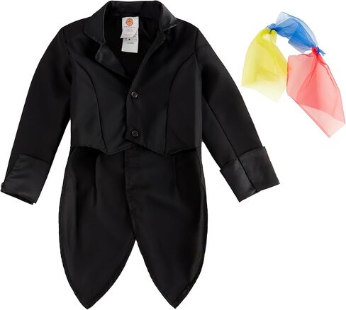 Forum Novelties Kids Child Magician Tailcoat Costume, Black, Large in Saudi Arabia