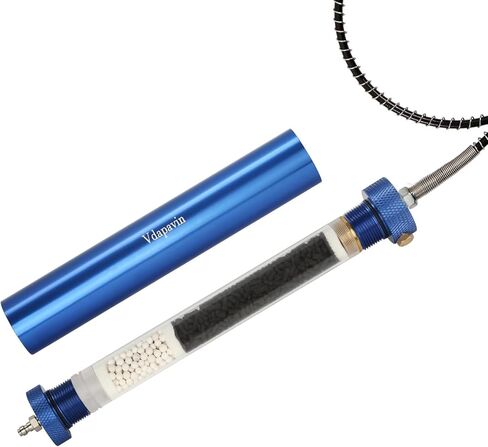 30Mpa النفط المياه فاصل PCP مضخة ضاغط الهواء 4500Psi ارتفاع ضغط فلتر الهواء الغوص فاصل L300mm OD50mm مع 8mm أنثى وذكر موصل سريع in Saudi Arabia