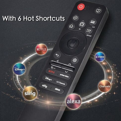 Magic Remote Compatible for LG Smart TV,Universal Replacement Magic Control for 2023 to 2019 LG TV,Compatible AN-MR23GA/23GN,AN-MR22GA/22GN,AN-MR21GA,for UHD OLED QNED NanoCell 4K 8K Models in Saudi Arabia