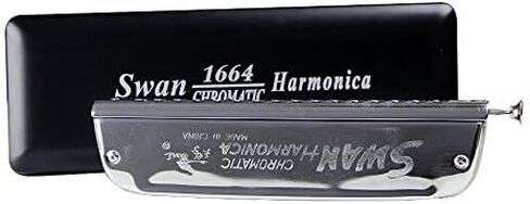 Swan 16 hole 64 tone Chromatic Harmonica C Tone Harmonica for Children Beginner Musical Beginner Education Boat shape Harmonica in Kuwait