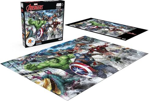 Buffalo Games - Marvel - Avengers, Assemble! - 400 Piece Jigsaw Puzzle for Families Challenging Puzzle Perfect for Game Nights in Saudi Arabia