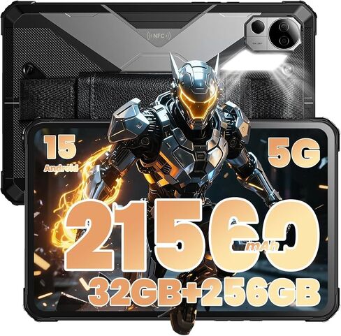 تابلت FOSSIBOT DT2 10.4 بوصة، 22000 مللي أمبير 20 جيجابايت + 256 جيجابايت مقاوم للماء 66 وات شحن سريع 2 كيه عرض أندرويد 13 تابلت 4G LTE/WiFi 6 Tablet G99 Chip/64+32MP/IP68/IP69K/بصمة الإصبع/فتح الوجه/OTG in Saudi Arabia