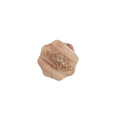YERTTER Vintage Gold Emerald Crystal Ring Wide African Style Chic Women Statement Ring RhinestoneExaggerated Cocktail Ring Vintage Rhinestone Ring for Wedding Women Girls (Gold） in Saudi Arabia