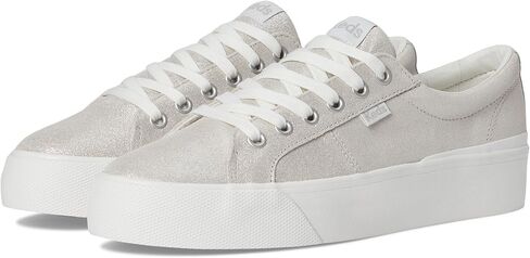 حذاء رياضي Keds Jump Kick Duo برباط لأعلى، حذاء رياضي للسيدات، رمادي داكن من جلد الغزال، 8.5 متوسط in Kuwait