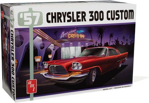 1959 Chrysler Imperial Hardtop 1:25 Scale AMT Highly Detailed Plastic Kit, Clear,White in Saudi Arabia