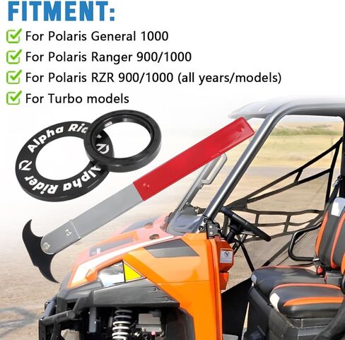 طقم غطاء حلقة ختم الأوتوفيك ، غطاء ختم العمود المرفقي وأداة إزالة مستحضر القابض لـ Polaris Ranger 900/1000 عام 1000 RZR 900/1000 in Kuwait