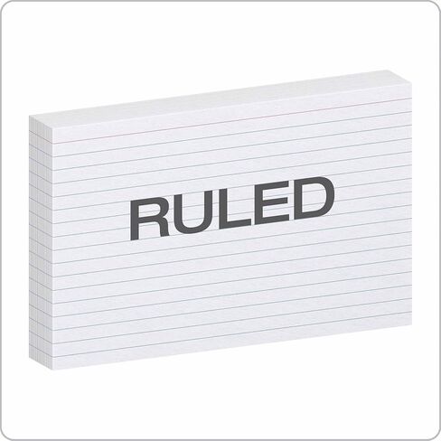 Oxford 50EE Blank Index Cards, 5" x 8", White, 500 Cards (5 Packs of 100) (50) in Saudi Arabia