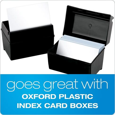 Oxford 50EE Blank Index Cards, 5" x 8", White, 500 Cards (5 Packs of 100) (50) in Saudi Arabia