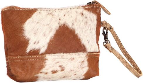 Myra Bag Small Zip Top Brown Cow in Saudi Arabia