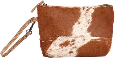 Myra Bag Small Zip Top Brown Cow in Saudi Arabia