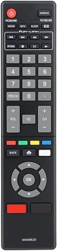 جيفيرتو جهاز تحكم عن بعد بديل جديد NH409UD متوافق مع تلفزيون ماجنافوكس LED الذكي HDTV Sub NH419UD NH400UD NH402UD NH404UD NH405UD NH401UD NH410UP NH410UD NH416UP NH424UP NH4255UD (1- العبوة فقط) in Saudi Arabia