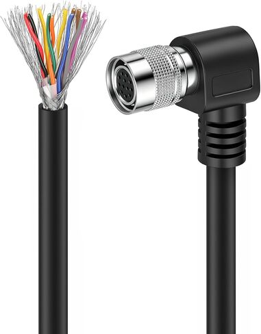 ZBLZGP 12 دبوس Hirose أنثى إلى كابل تشغيل I/O لكاميرات Basler Sony AVT GIGE (1 متر، كابل مستقيم 12 دبوس) in Saudi Arabia