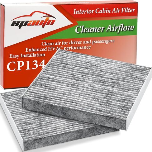 3 Pack - EPAuto CP134 (CF10134) Premium Cabin Air Filter includes Activated Carbon in Saudi Arabia