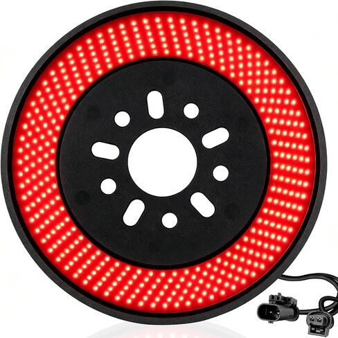ضوء فرامل الإطارات الاحتياطية أحمر LED ضوء الفرامل الثالث ضوء العجلة متوافق مع جيب رانجلر JL JLU 2018 2019 2020 in Saudi Arabia