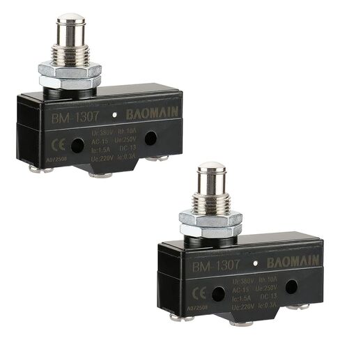 مكبس تثبيت لوحة باوماين عادة 250VAC 15A Micro Switch BM-1307 CE 2 Pack in Saudi Arabia