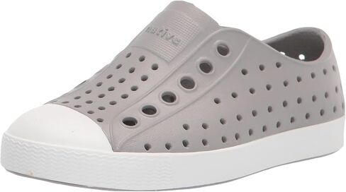 Native Shoes Kids Jefferson Sugarlite Ombre (طفل كبير) - جزء علوي من مادة EVA مثقوب - مقدمة دائرية - طراز سهل الارتداء مغامرة أزرق/وردي التوت/Adventure Radberry Ombre 4 Big Kid M in Kuwait