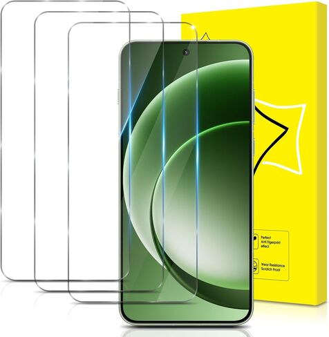 GiiYoon-3 PACK Screen Protector for Samsung Galaxy A14 5G/4G, Tempered Glass [HD Full Coverage] [Easy Installation] [Scratch Resistant] [9H Hardness] Protective Film in Saudi Arabia