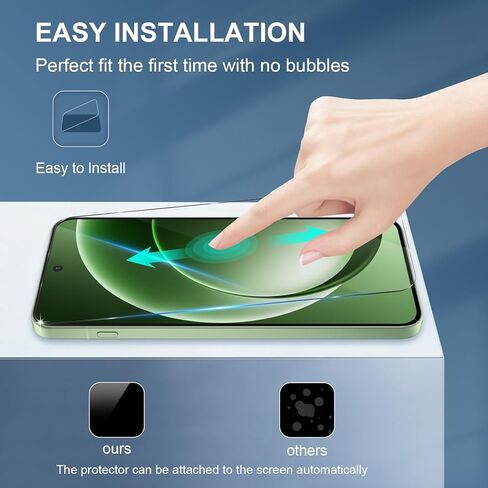 GiiYoon-3 PACK Screen Protector for Samsung Galaxy A14 5G/4G, Tempered Glass [HD Full Coverage] [Easy Installation] [Scratch Resistant] [9H Hardness] Protective Film in Saudi Arabia